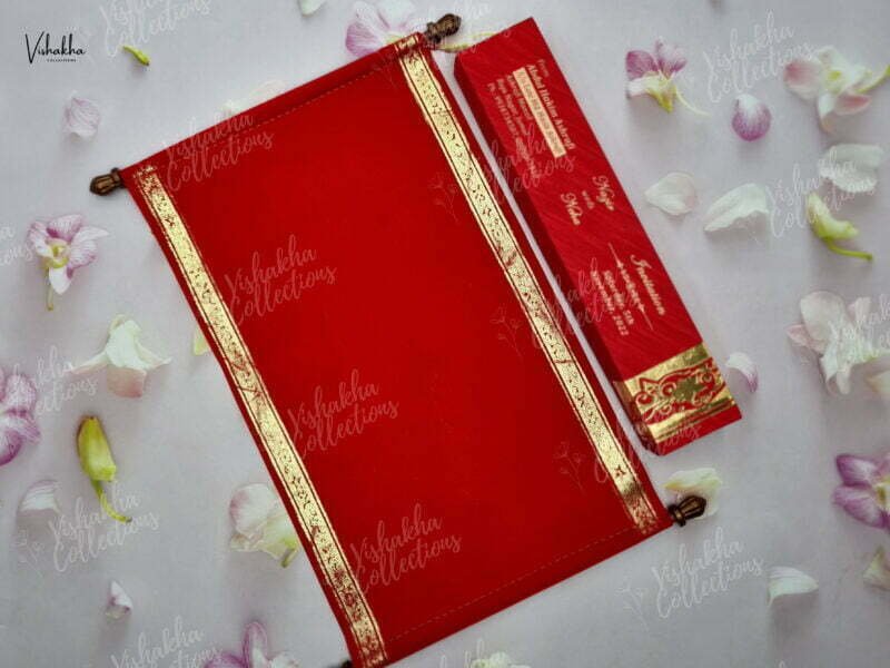 Designer Premium Customized Wedding Invitation Cards - FC-043