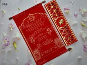 Designer Premium Customized Wedding Invitation Cards - FC-037