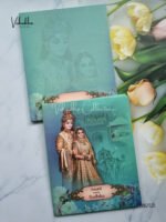 Front-Photo-of-Indian-Bride-and-groom-Bluish-Green-hardboard-wedding-invitation-card-1.jpg