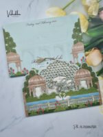 Front-Photo-of-Pastel-green-Maharaja-style-MDF-with-laser-cut-names-Wedding-Invitation-Card-SK-3369-1.jpg