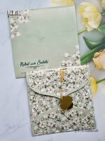 Front-Photo-of-Pista-Green-Flower-themed-with-acrylic-name-plate-Wedding-Invitation-Card-SK-3418-1.jpg