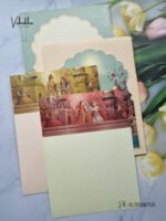 Full-Internal-View-Of-Indian-Bride-and-Groom-in-Palace-theme-Bluish-Green-royal-invitation-1.jpg