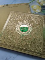 Side-Angle-Of-Dull-gold-and-gold-padded-with-name-plate-Wedding-Invitation-Card-SK-3446-1.jpg