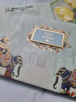 Side-Angle-Of-Eye-Blue-traditional-elephant-padded-with-name-plate-Wedding-Invitation-Card-SK-3306-1.jpg