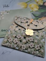 Side-Angle-Of-Pista-Green-Flower-themed-with-acrylic-name-plate-Wedding-Invitation-Card-SK-3418-1.jpg