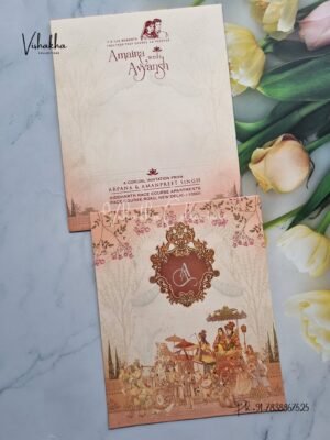 Baraat Hindu invitation Cards EJ-4218