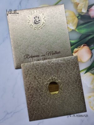 Double Door Hindu Wedding Muslim Wedding Christian Wedding Sikh Wedding invitation Cards - LN-720