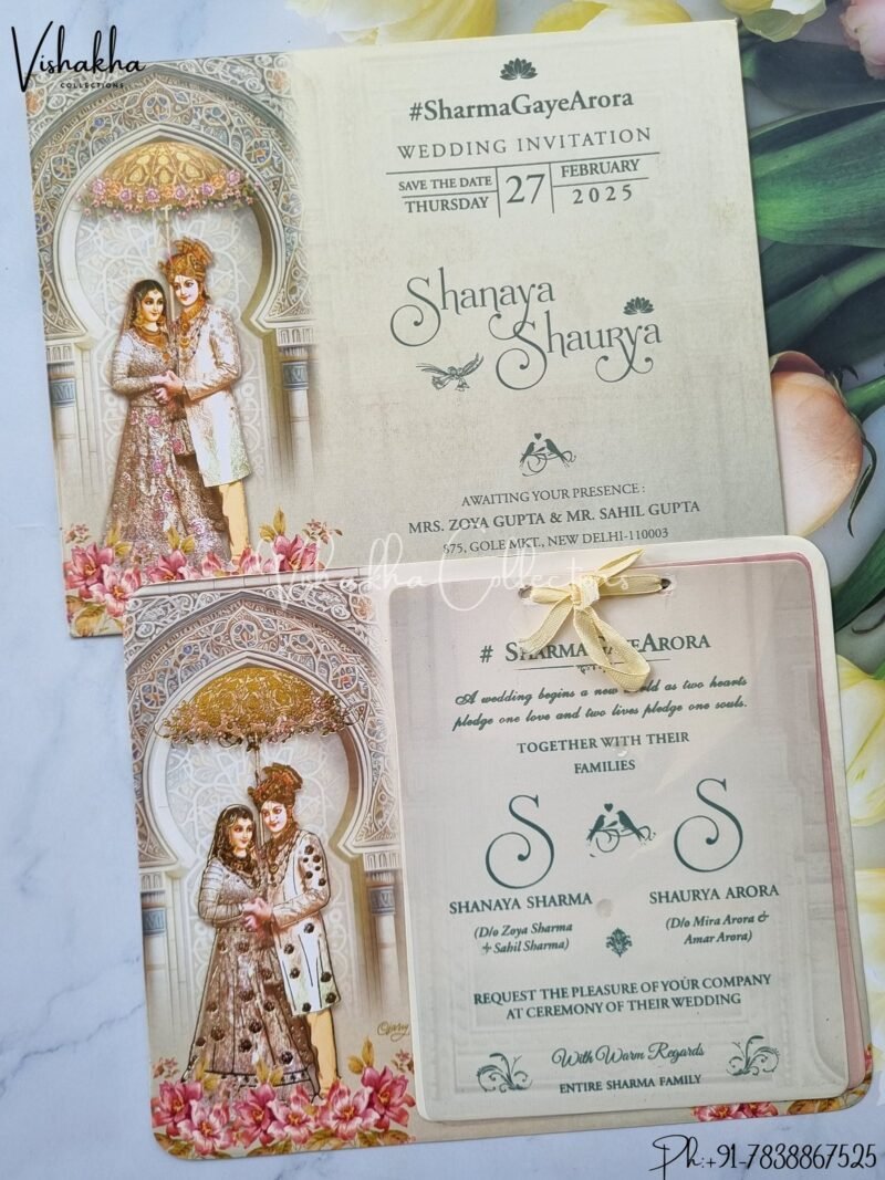 Dulah Dulhan Hindu invitation Cards ATS-L4117