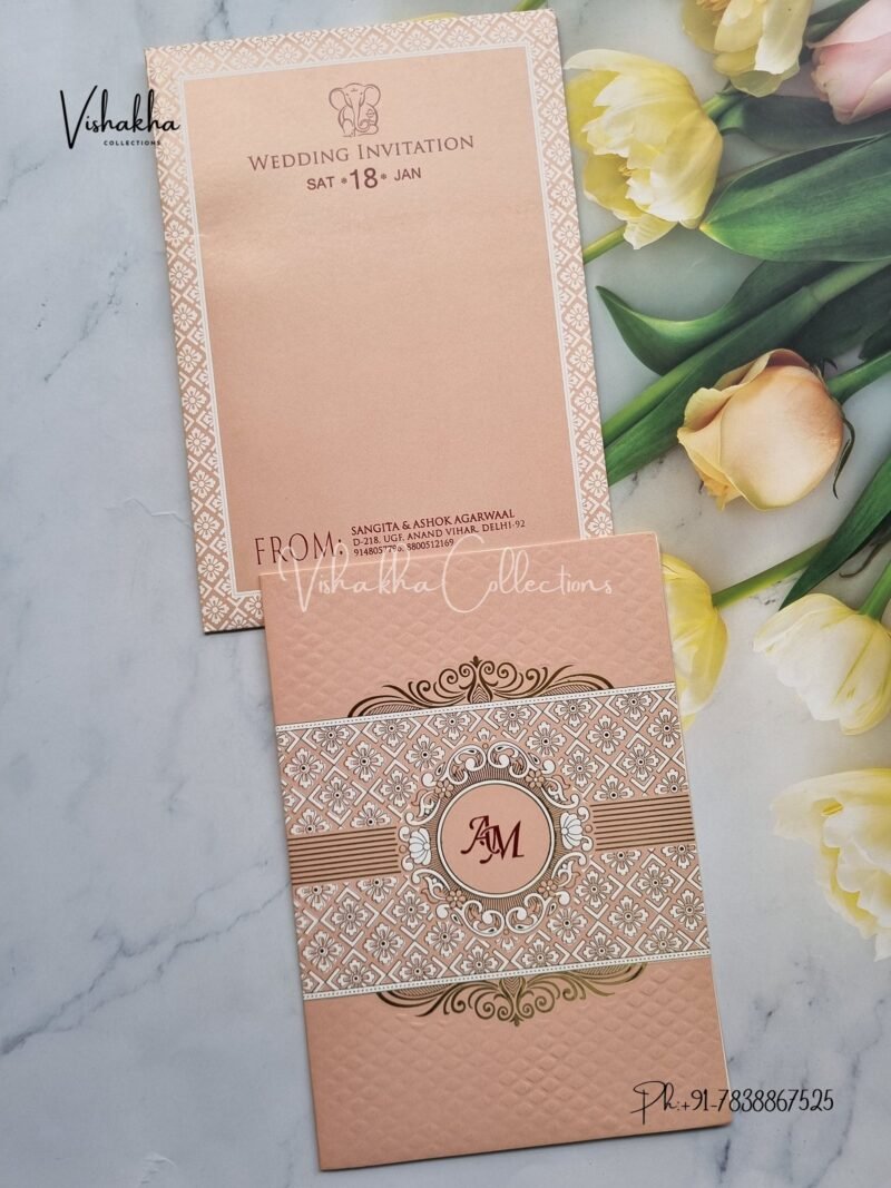 Hindu Muslim Christian Sikh invitation Cards EJ-4163