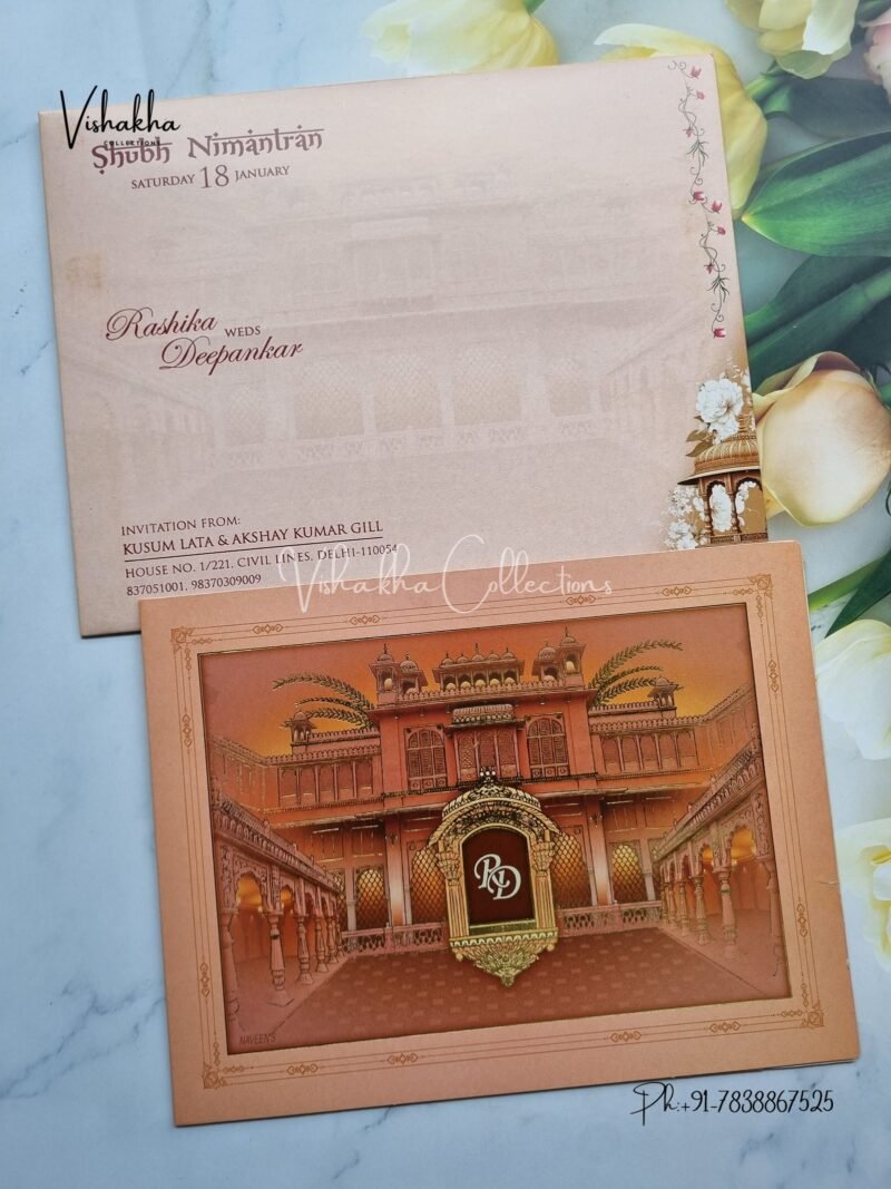 Hindu Muslim Sikh invitation Cards EJ-4120