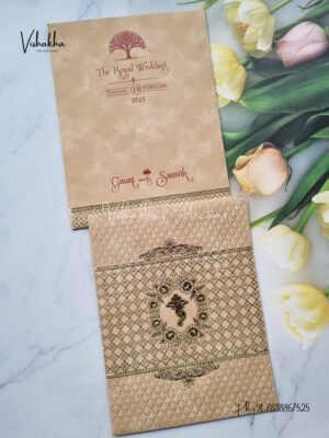 Hindu Wedding invitation Cards - CR-253SC