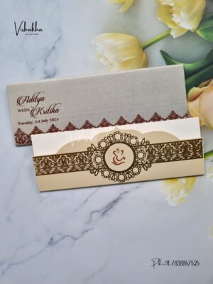 Hindu Wedding invitation Cards - LN-805