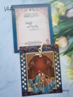 Front-Photo-of-Semi-Box-Dulah-Dulhan-Themed-Flower-Themed-Hindu-Wedding-Unique-Color-Wedding-invitation-Cards-CR-5067-1.jpg