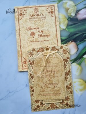 Semi Box Hindu Muslim Christian Sikh invitation Cards ATS-1554C