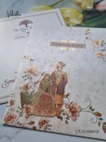 Side-Angle-Of-Dulah-Dulhan-Themed-Flower-Themed-White-And-golden-Color-Hindu-Wedding-invitation-Cards-CR-6017-1.jpg