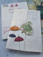 Side-Angle-Of-Semi-Box-Hathi-Themed-White-And-golden-Color-Hindu-Wedding-invitation-Cards-CR-225-1.jpg