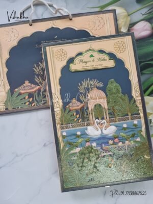 Hindu Jain Sikh Exclusive Wedding Boxes invitation Cards MB-B7