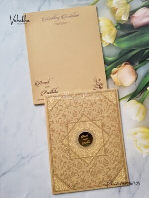 Hindu Muslim Christian Sikh Laser Cut invitation Cards SN-2645