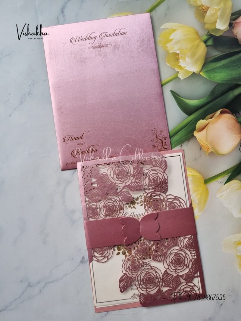 Unique Concept Hindu Muslim Christian Sikh Laser Cut invitation Cards SN-2803