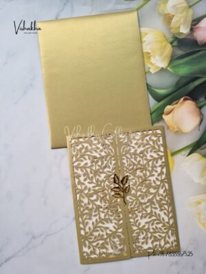 Unique Concept Hindu Muslim Christian Sikh Laser Cut invitation Cards SN-2892