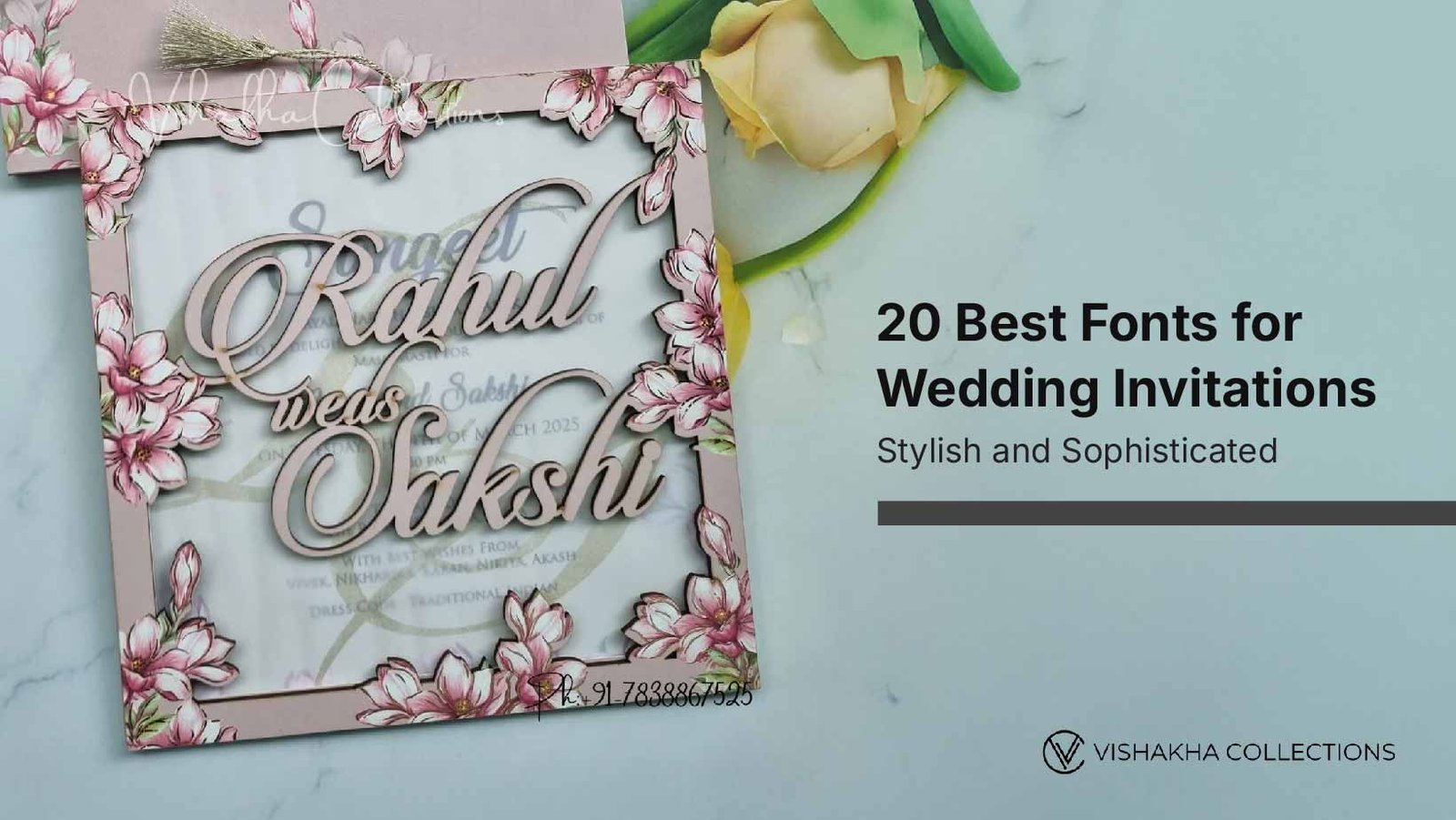 20 Best Fonts for Wedding Invitations: Stylish and Sophisticated 6 Best Fonts for Wedding Invitations