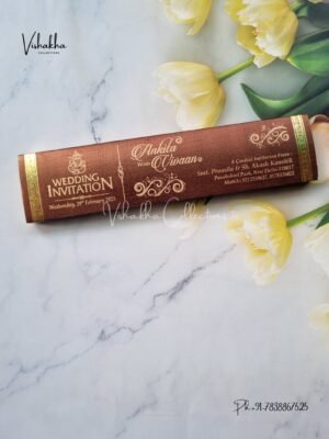 Hindu Muslim Christian Jain Sikh Scroll Farman invitation Cards PS-012