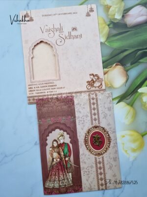 Dulah Dulhan Hindu Sikh invitation Cards ATS-9263