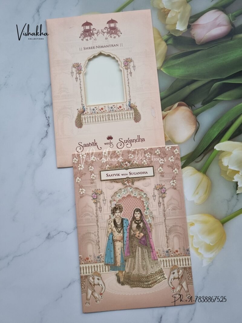 Dulah Dulhan Hindu Sikh invitation Cards CR-7018