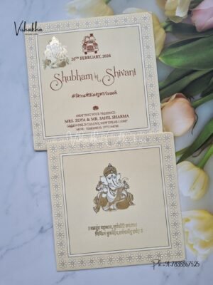 Ganesh Ji Hindu invitation Cards ATS-1703