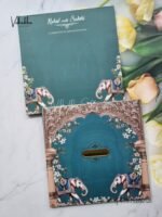 Front-Photo-of-Hathi-Hindu-Muslim-Christian-Sikh-Padded-aqua-green-Colored-invitation-Cards-SK-3522-1.jpg