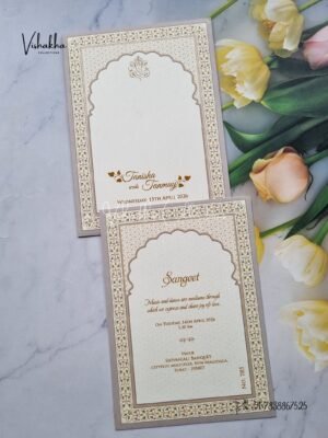 Hindu Muslim Christian Sikh Colored invitation Cards LN-785