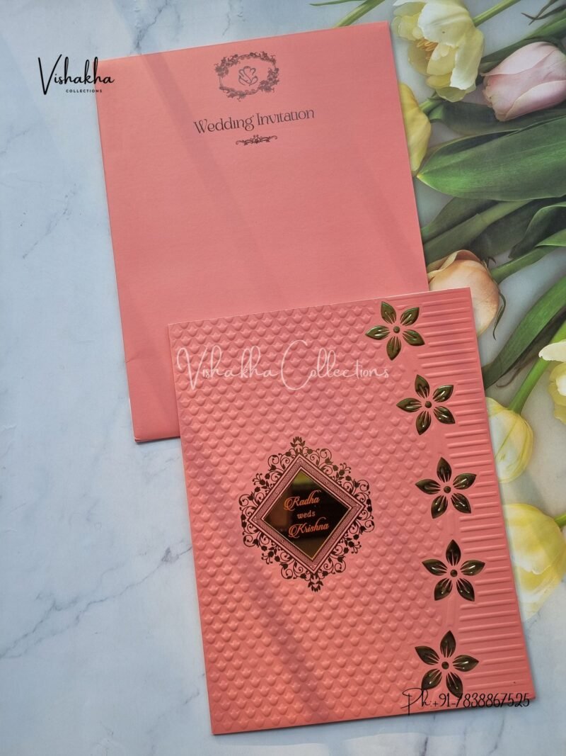 Hindu Muslim Christian Sikh Colored invitation Cards SN-52