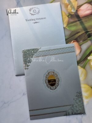 Hindu Muslim Christian Sikh Colored invitation Cards SN-67