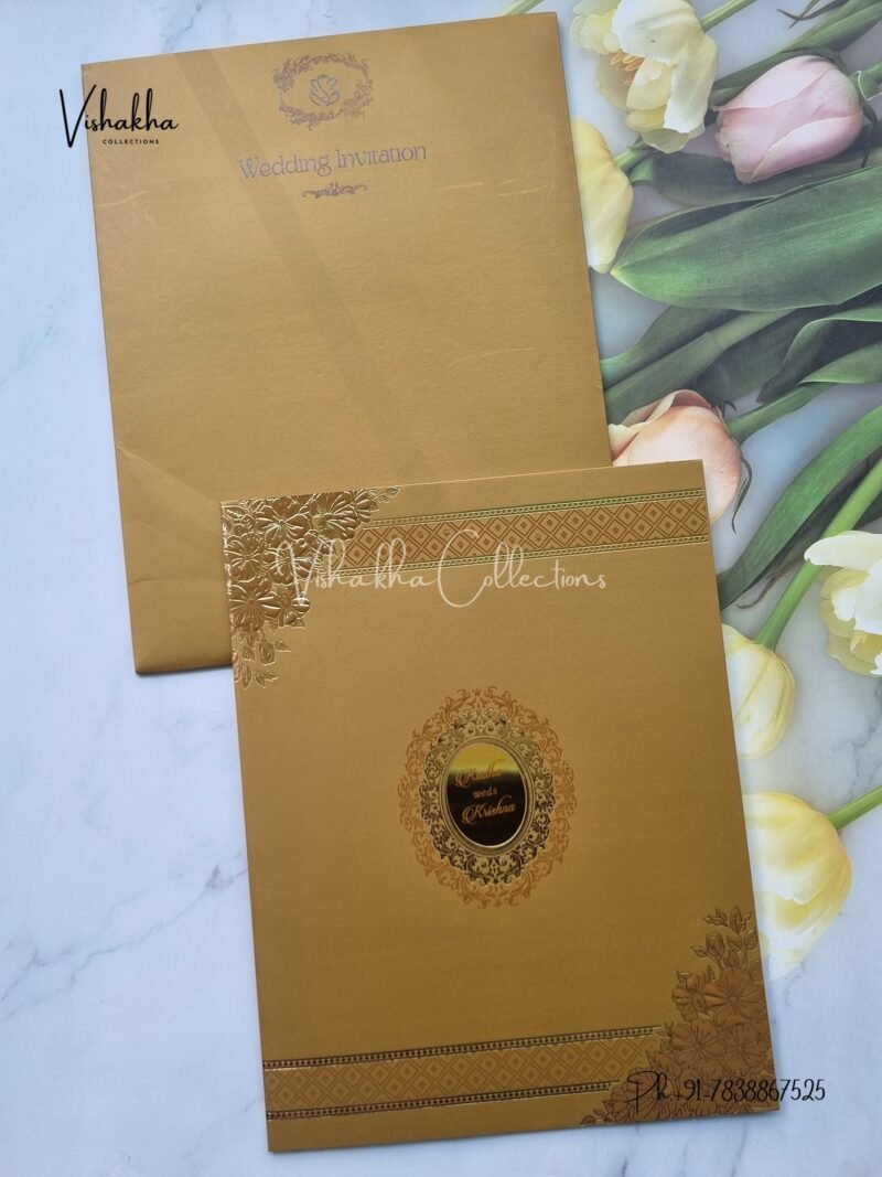 Hindu Muslim Christian Sikh Colored invitation Cards SN-68