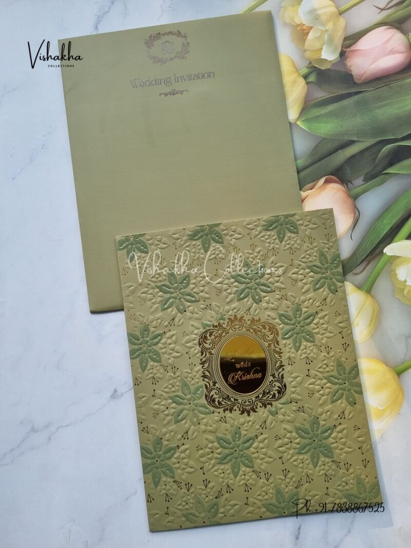 Hindu Muslim Christian Sikh Colored invitation Cards SN-69