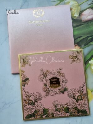 Hindu Muslim Christian Sikh Padded MDF Board Laser Cut Colored invitation Cards SN-146