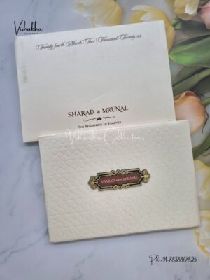 Hindu Muslim Christian Sikh Padded invitation Cards JM-N2511