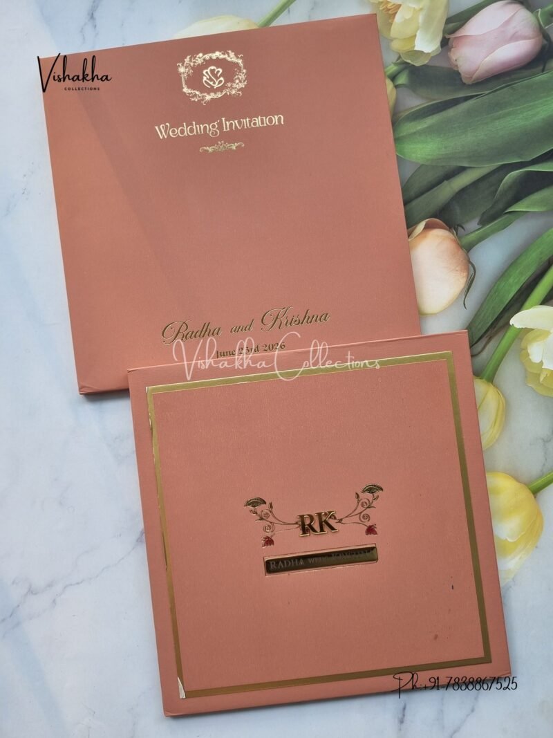 Hindu Muslim Christian Sikh Padded invitation Cards SN-161