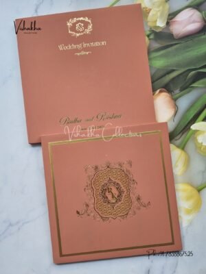 Hindu Muslim Christian Sikh Padded invitation Cards SN-163