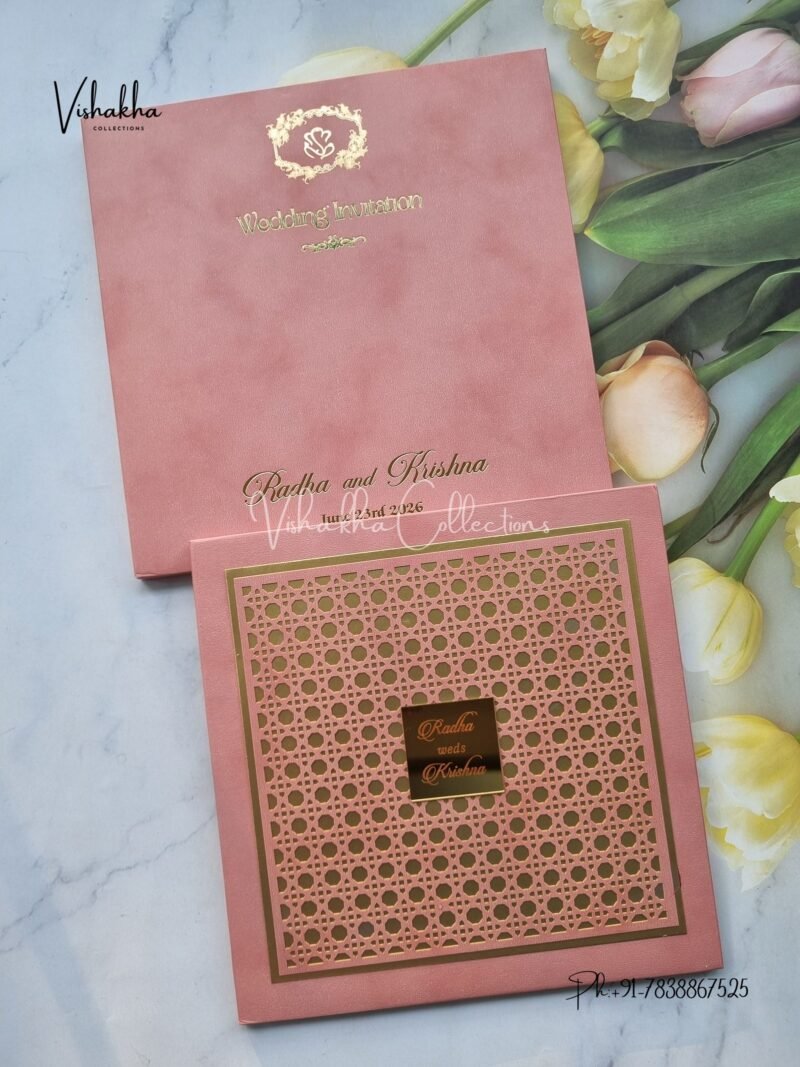 Hindu Muslim Christian Sikh Padded invitation Cards SN-170