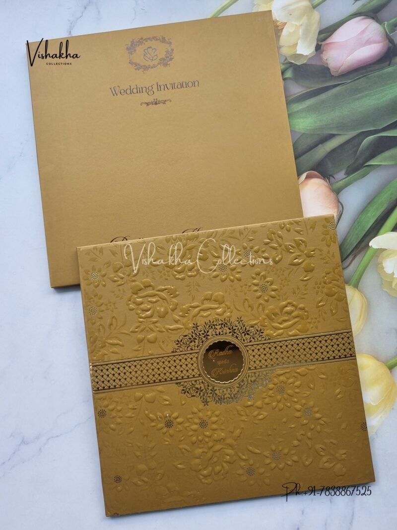 Hindu Muslim Christian Sikh Padded invitation Cards SN-81