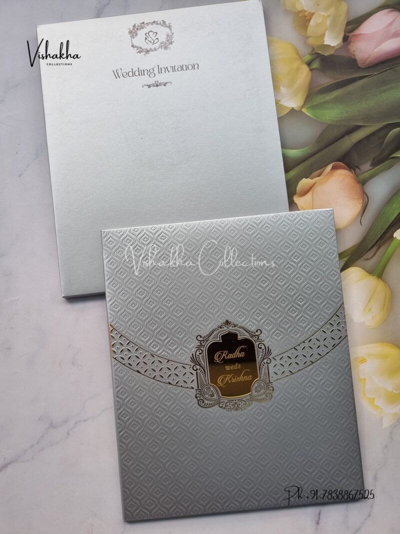 Hindu Muslim Christian Sikh Padded invitation Cards SN-85