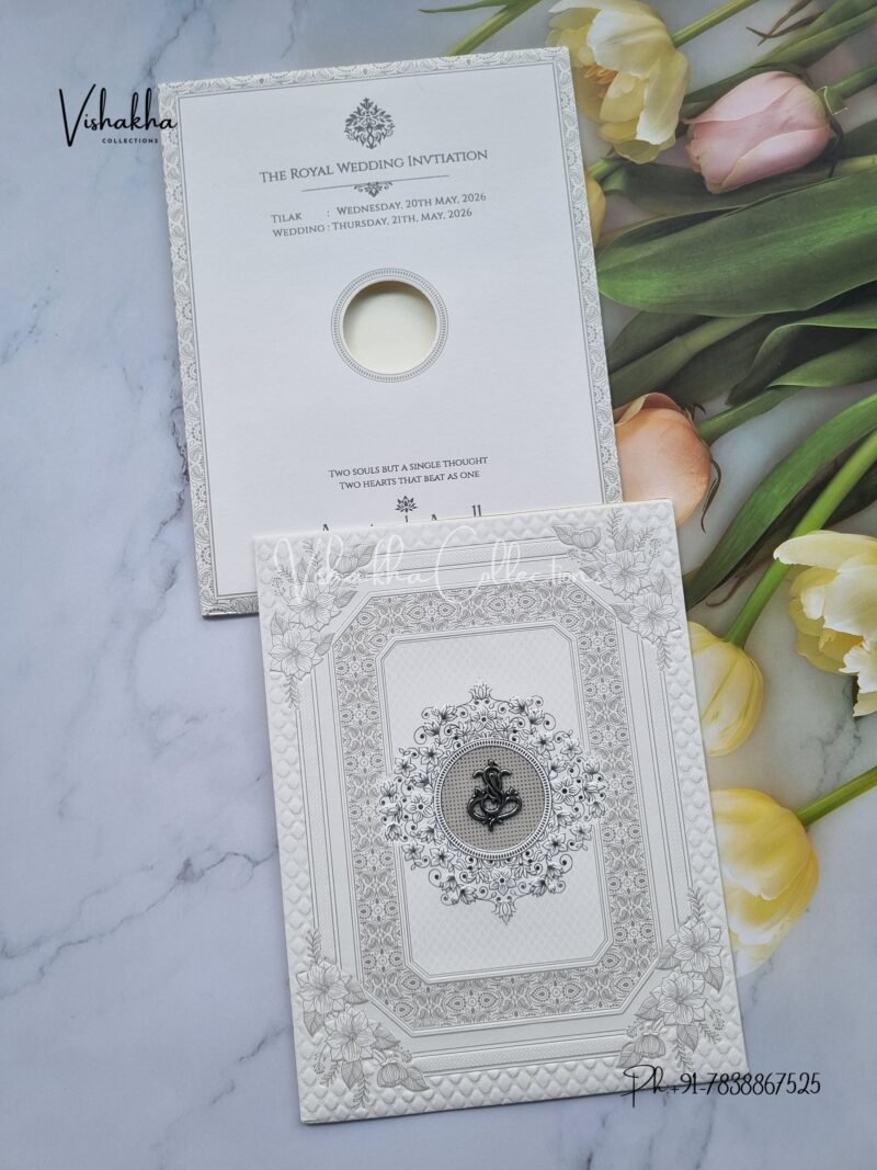 Hindu Muslim Christian Sikh invitation Cards CR-8067G