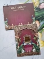 Front-Photo-of-Peacock-Hindu-Muslim-Christian-Sikh-Padded-MDF-Board-Laser-Cut-dark-mehroon-Colored-invitation-Cards-SK-3489-1.jpg