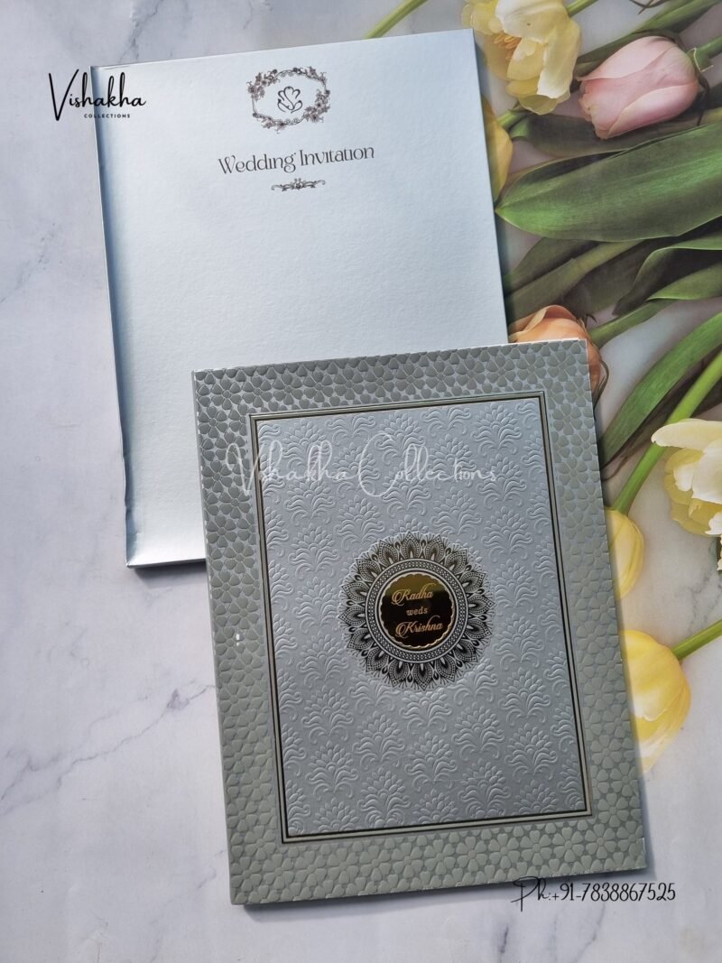 Semi Box Colored invitation Cards SN-55