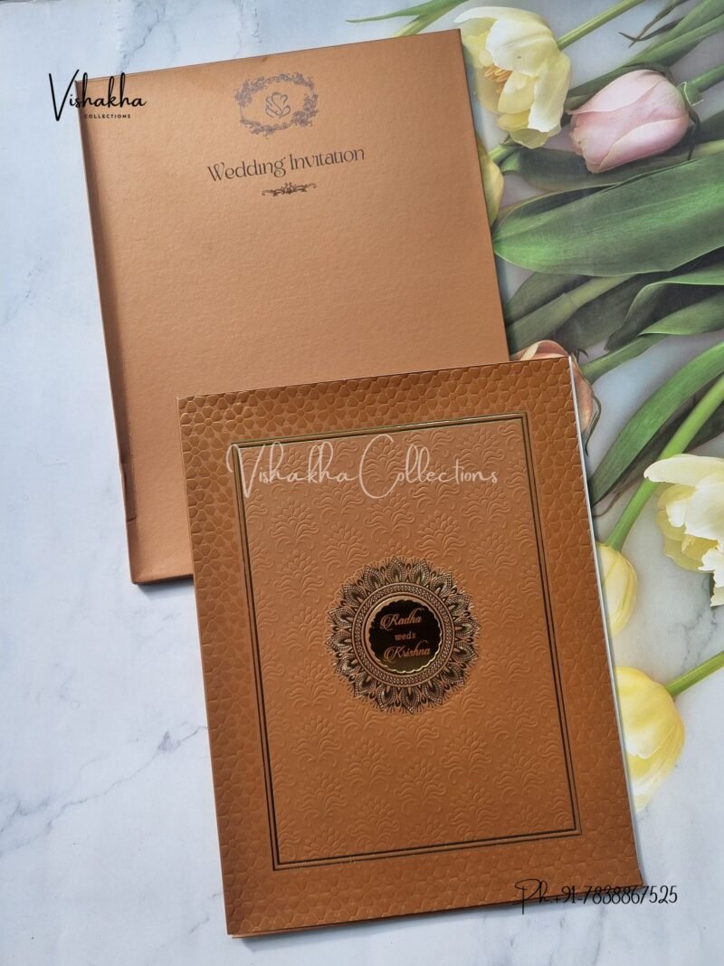 Semi Box Colored invitation Cards SN-56