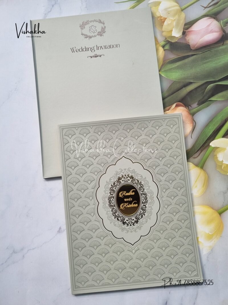 Semi Box Colored invitation Cards SN-60