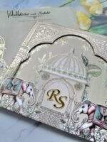 Side-Angle-Of-Hathi-Hindu-Muslim-Christian-Sikh-Padded-light-mehndi-green-Colored-invitation-Cards-SK-3525-1.jpg